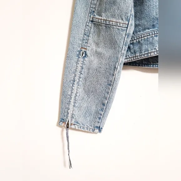 Gap Y2K Denim Moto Jacket