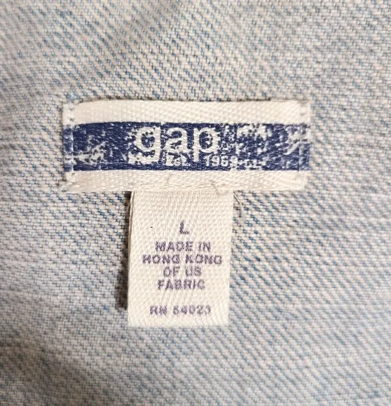 Gap Y2K Denim Moto Jacket