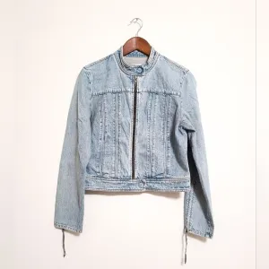 Gap Y2K Denim Moto Jacket