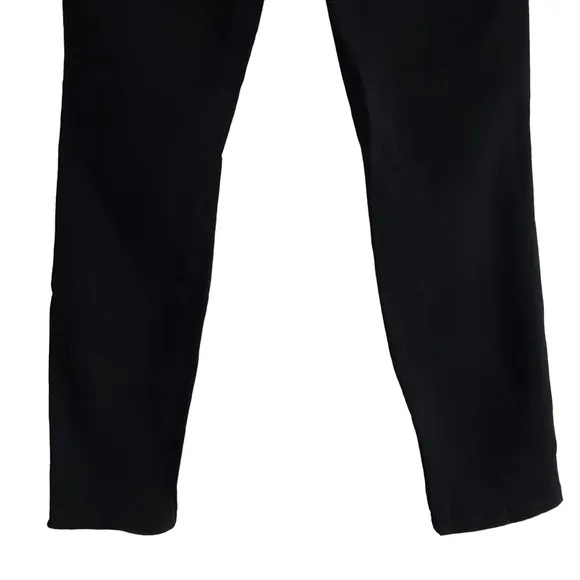 GENETIC DENIM The Raquel Cropped Cigarette Skinny Stretch Jeans Black Women's 29