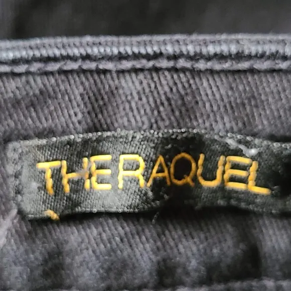 GENETIC DENIM The Raquel Cropped Cigarette Skinny Stretch Jeans Black Women's 29