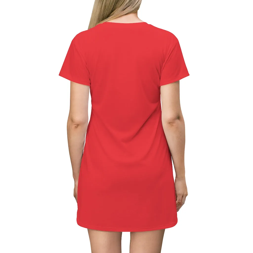 Girl f**k you T-Shirt Dress, custom t-shirt dress, Graphic t-shirt dress, Personalized t-shirt dress