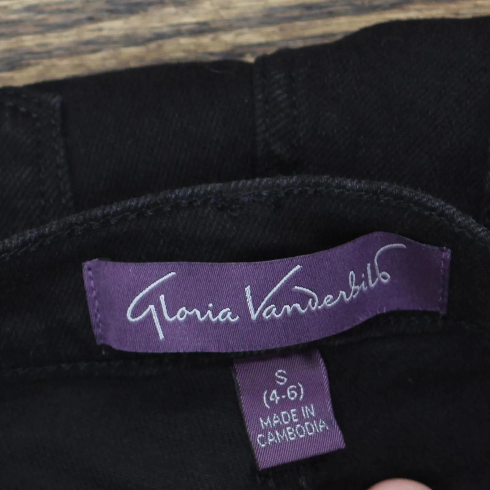Gloria Vanderbilt Women's The Always Perfect High Rise Skinny Denim Jean Black S