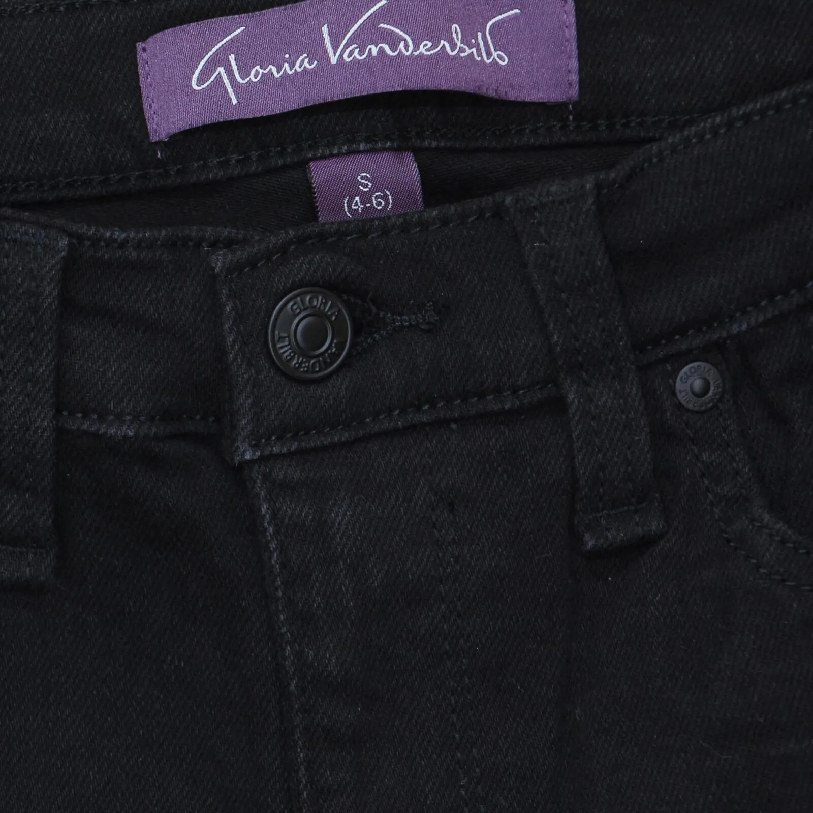 Gloria Vanderbilt Women's The Always Perfect High Rise Skinny Denim Jean Black S