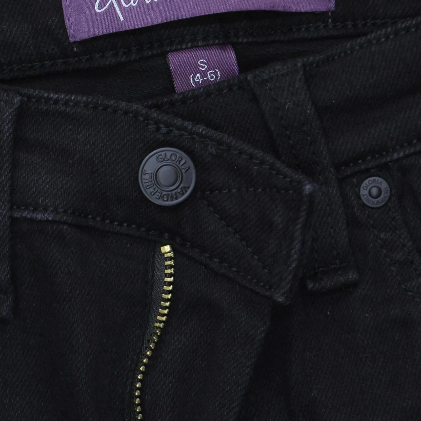 Gloria Vanderbilt Women's The Always Perfect High Rise Skinny Denim Jean Black S