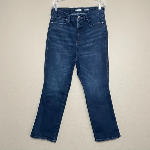 GOOD AMERICAN ALWAYS FITS GOOD CURVE SUPER HIGH RISE STRAIGHT JEANS Size 14-18