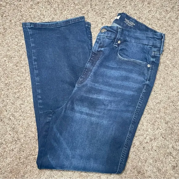 GOOD AMERICAN ALWAYS FITS GOOD CURVE SUPER HIGH RISE STRAIGHT JEANS Size 14-18