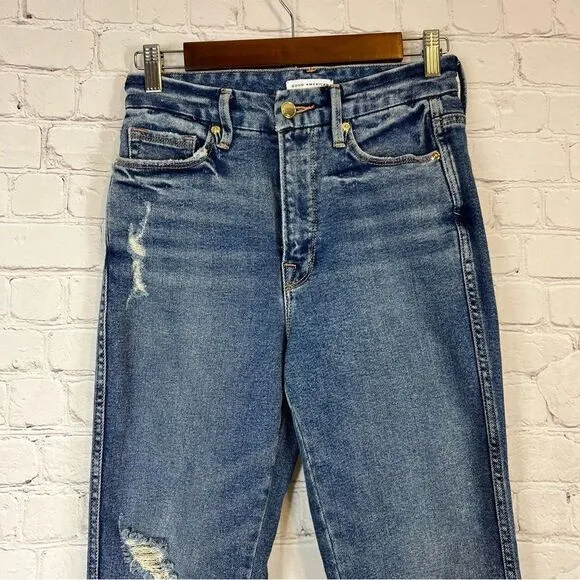 Good American Good Curve Straight Leg Jeans size 4/27