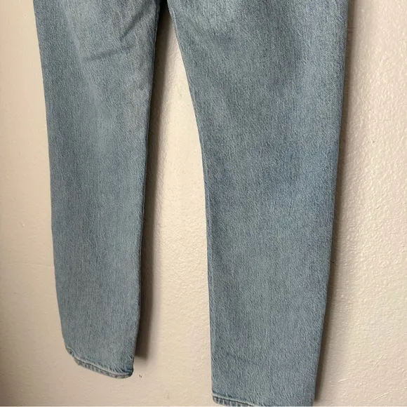 Good American Good Legs Straight Leg High Rise size 4 Light Blue Jeans Denim