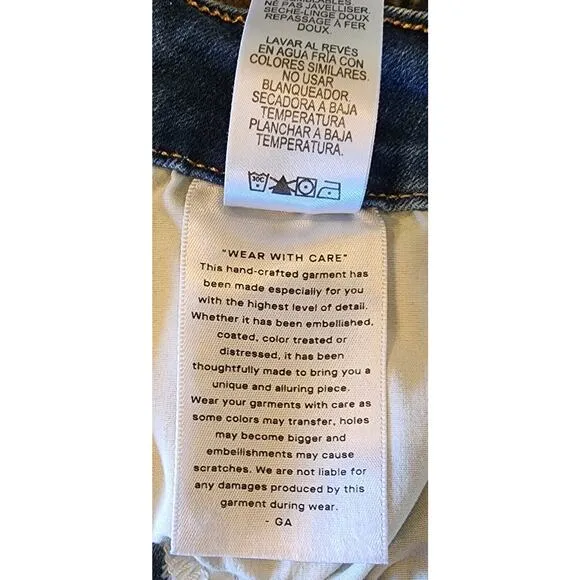Good American Good Waist Crop Skinny Jeans Women's Size 8 / 29 High Waist