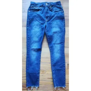 Good American Good Waist Crop Skinny Jeans Women's Size 8 / 29 High Waist