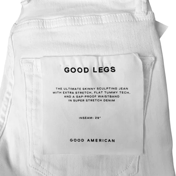 GOOD AMERICAN Good Legs High Rise Skinny Jeans!