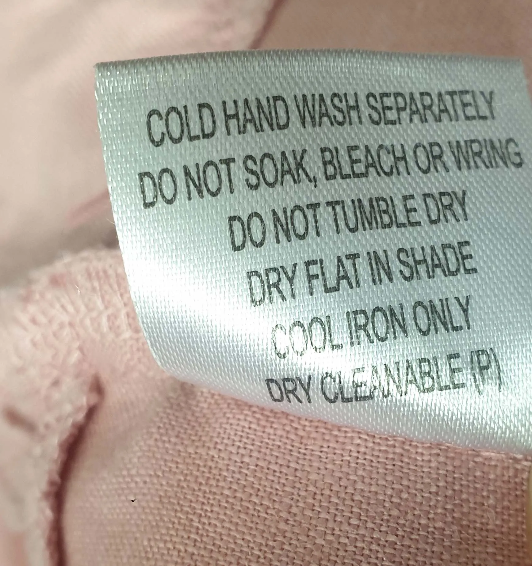 Gordon Smith pink 100% linen 3/4 length sleeve top size20