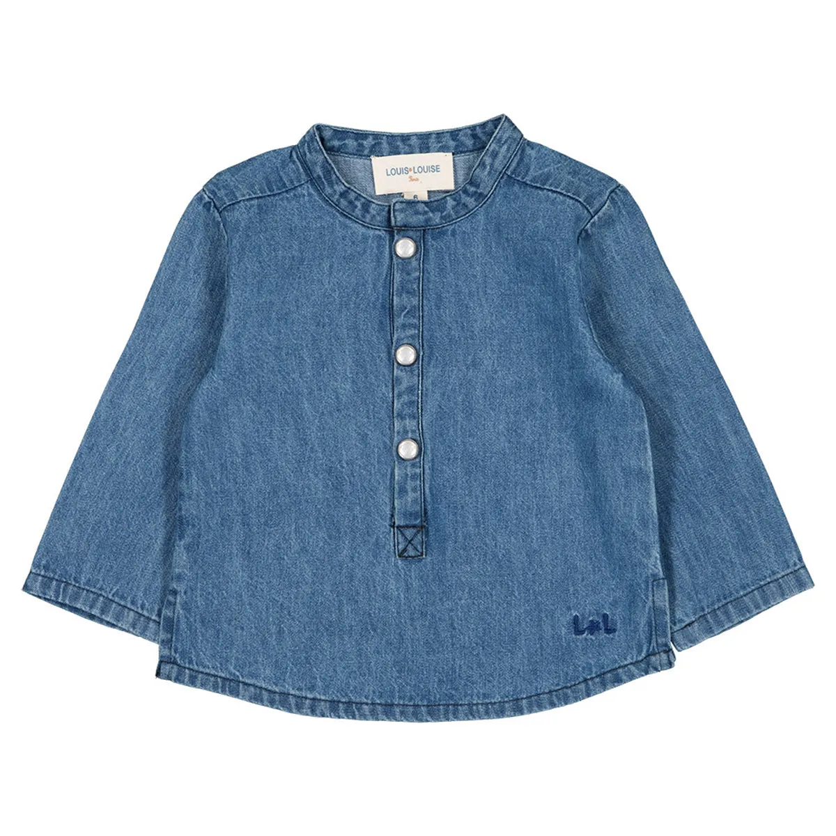 Grand Pere Chambray Baby Shirt