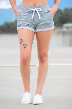 Gray French Terry Shorts