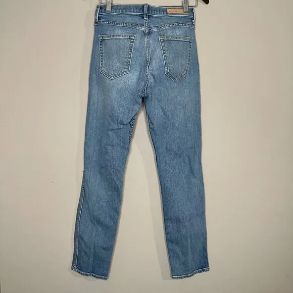 GRLFRND Naomi Jeans Womens Size 28 Distressed‎ Straight Leg Revolve