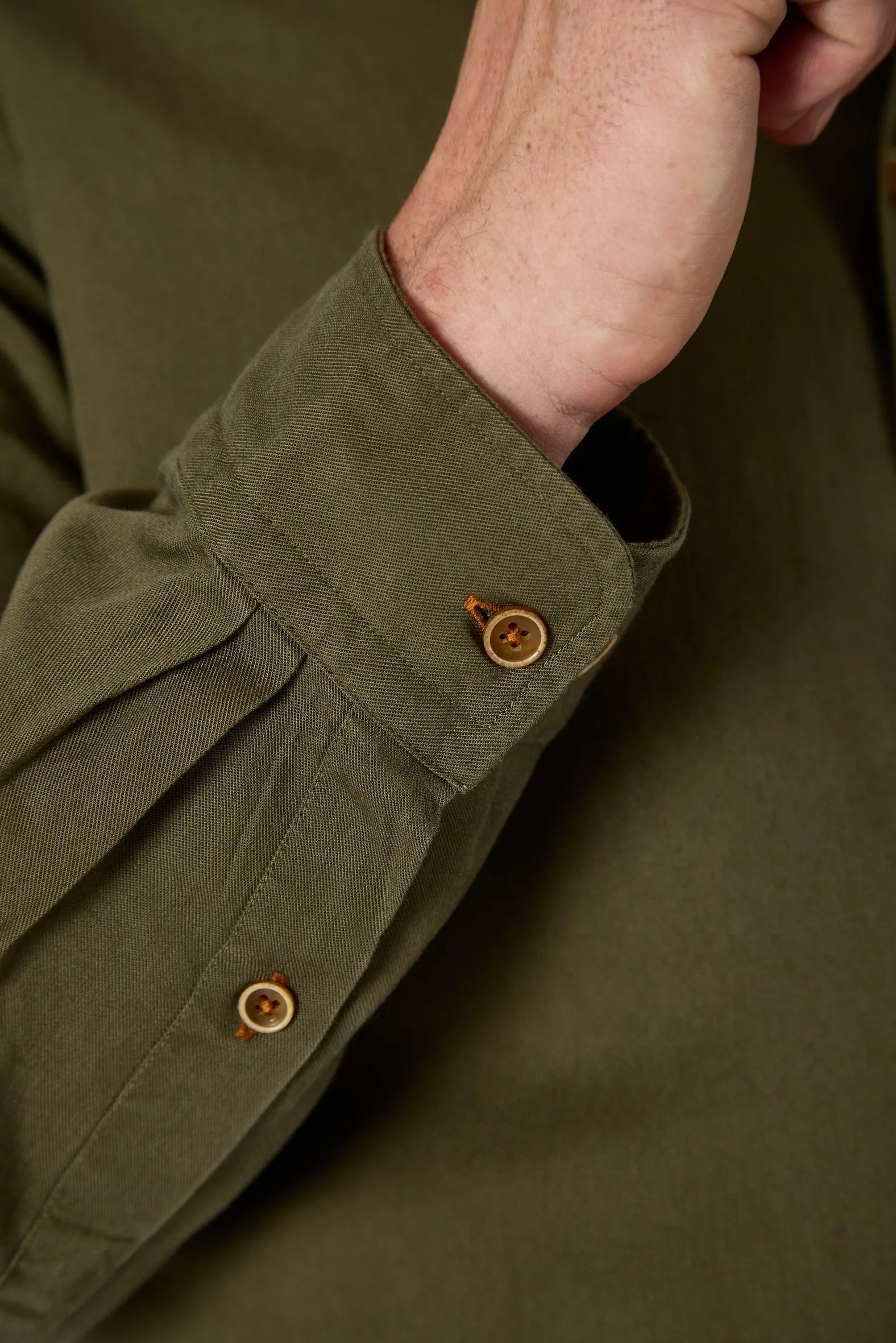 Gun Hill Mens Old Smoothy shirt - Khaki