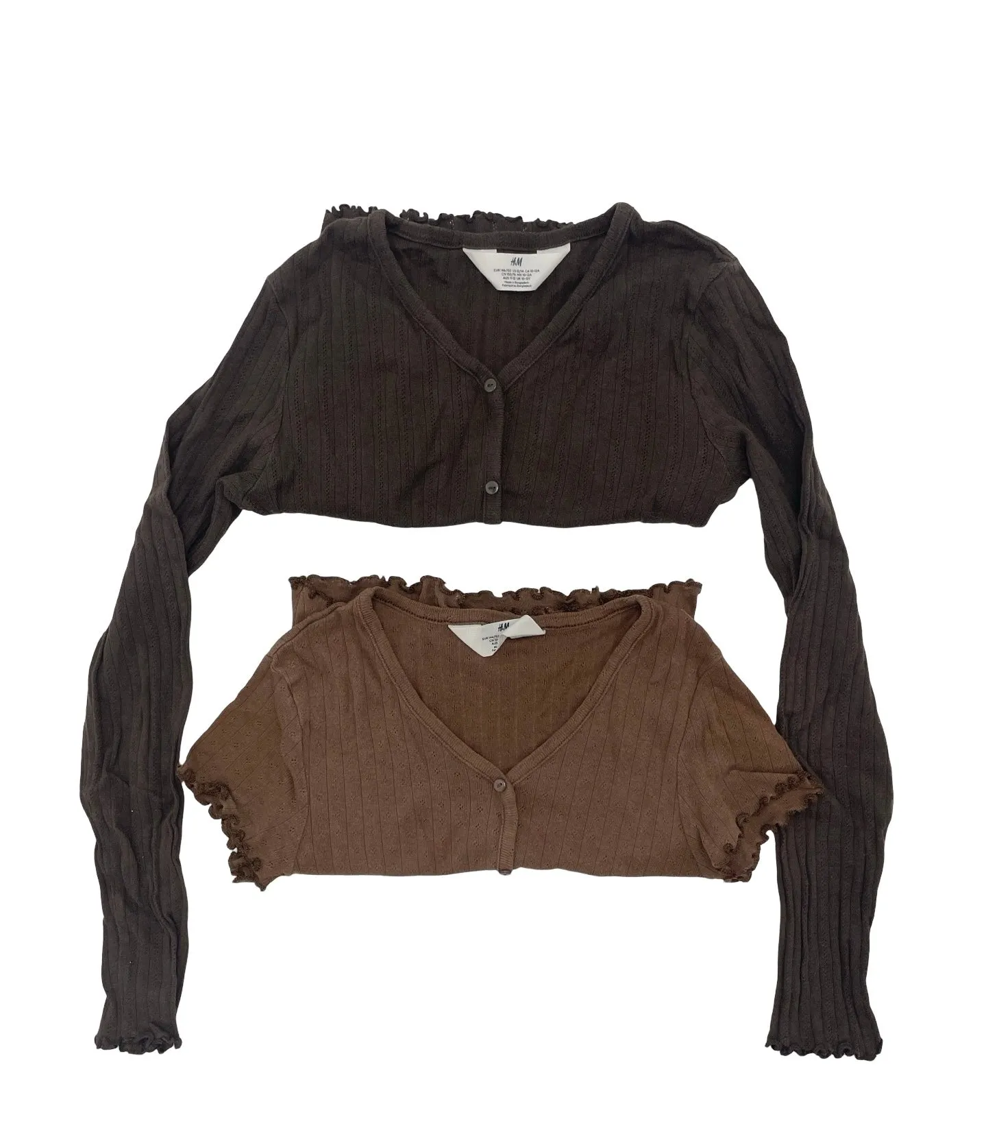 H&M cardigan tops(x2) - 10-12