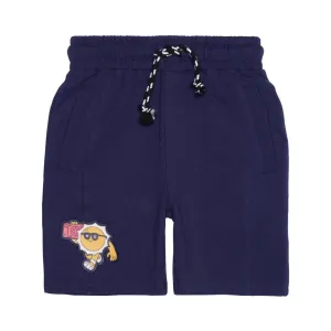 Have A Good Day Navy Shorts