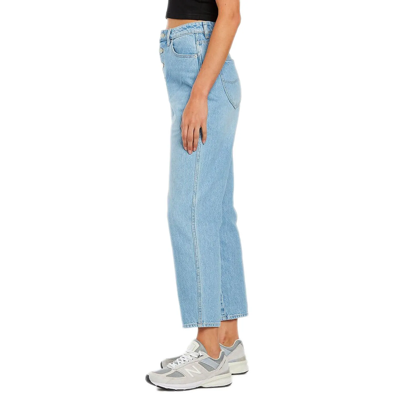 High Relaxed Quartz Blue Denim Pant