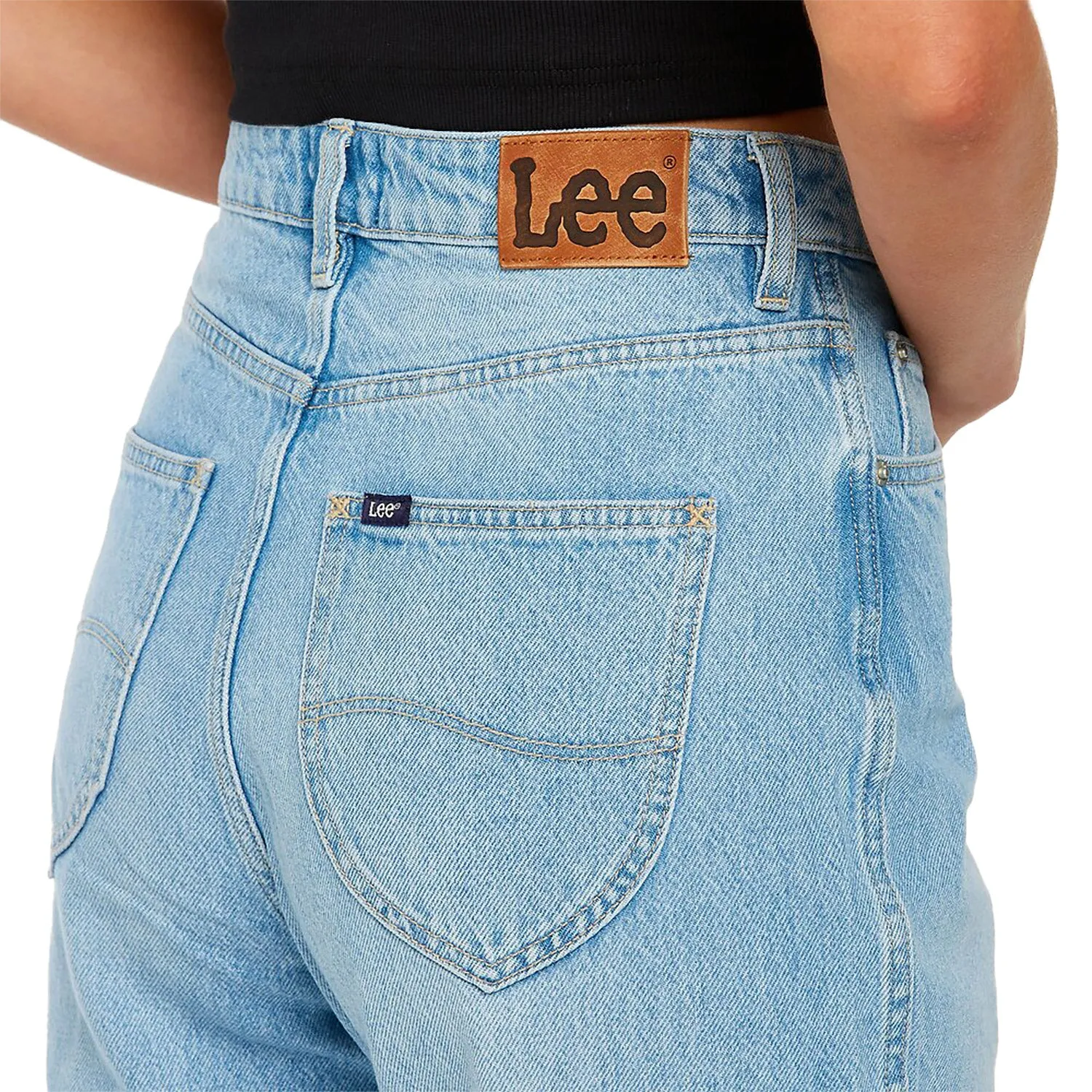 High Relaxed Quartz Blue Denim Pant