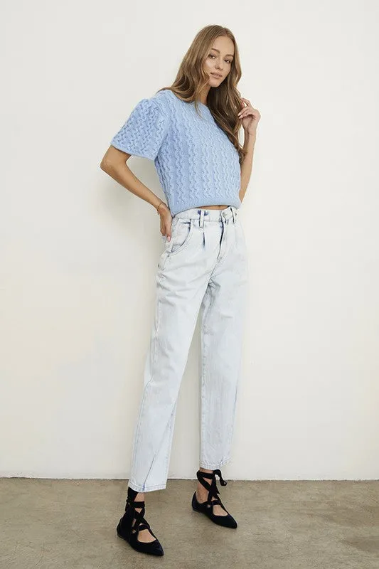High Rise Balloon Slouch Jeans