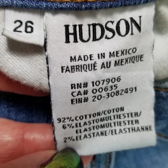 Hudson Barbara High Waist Super Skinny Ankle Jeans
