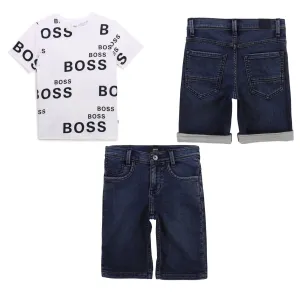 HUGO BOSS - Denim Short Set
