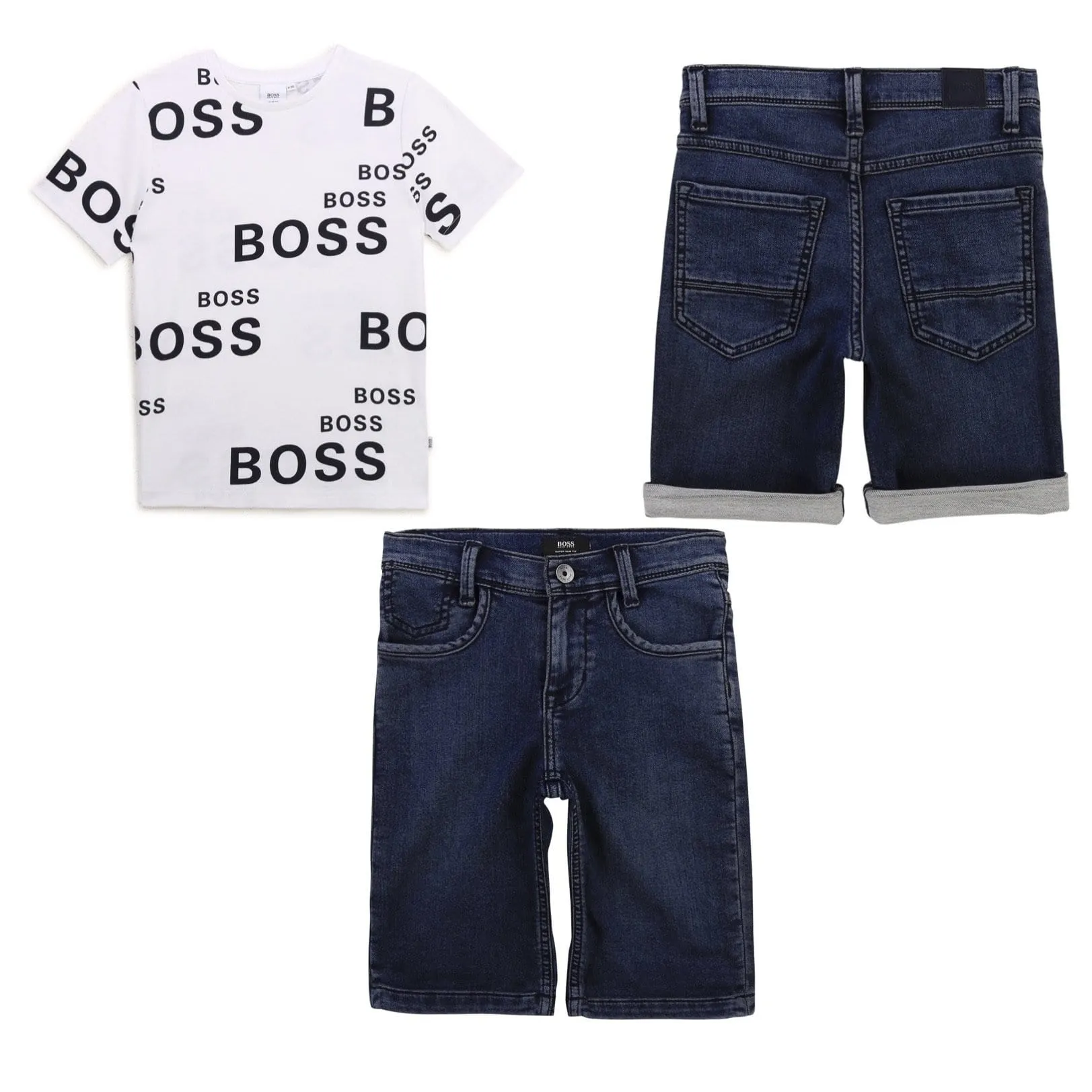 HUGO BOSS - Denim Short Set