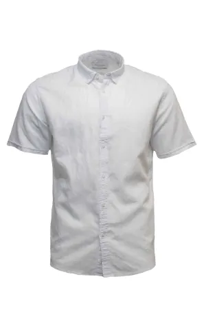 Industrie The Tennyson Linen Blend Short Sleeve Shirt