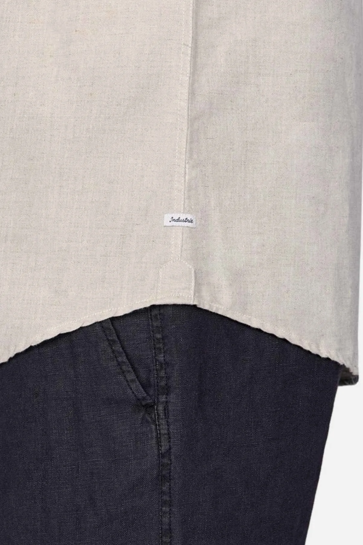 Industrie The Tennyson Linen Blend Short Sleeve Shirt