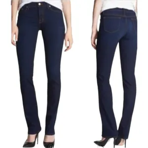 J BRAND The Cigarette Leg Ink Dark Wash Stretch Denim Jeans Women's 27 TALL