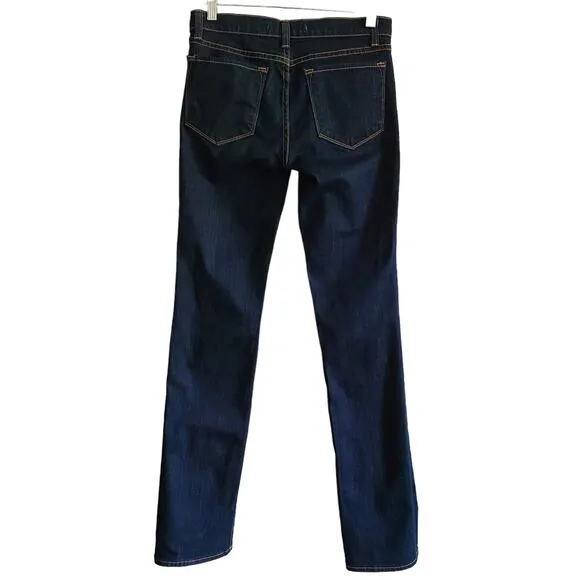 J BRAND The Cigarette Leg Ink Dark Wash Stretch Denim Jeans Women's 27 TALL