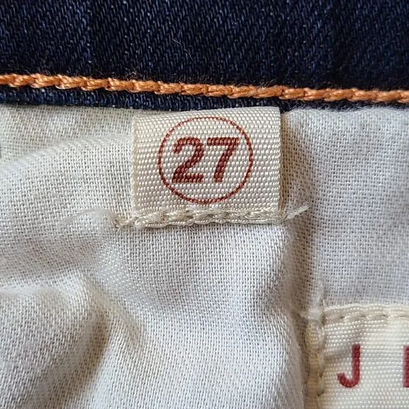 J BRAND The Cigarette Leg Ink Dark Wash Stretch Denim Jeans Women's 27 TALL