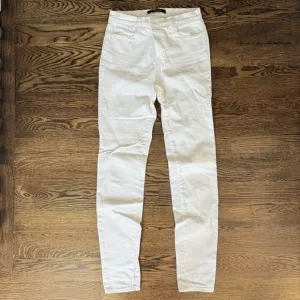 J Brand White Straight Leg Jeans