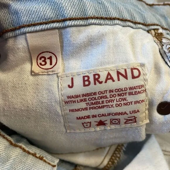 J Brand woman’s cut off acid wash denim shorts