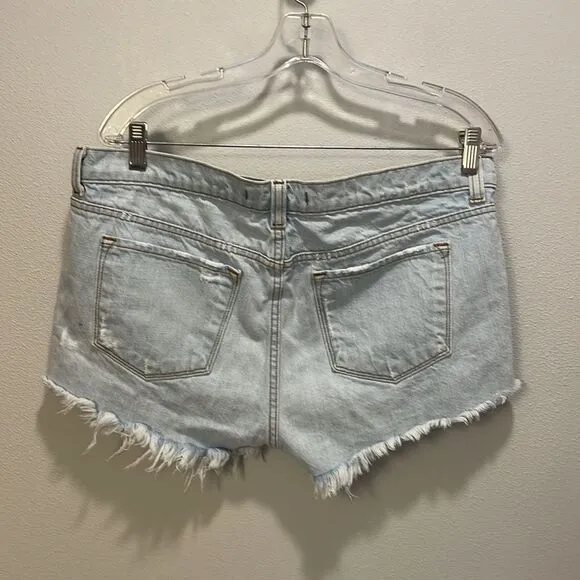 J Brand woman’s cut off acid wash denim shorts