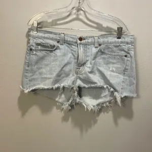 J Brand woman’s cut off acid wash denim shorts