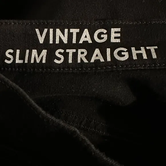 J. Crew Tall 9&quot; Mid-Rise Vintage Slim-Straight Jean in Stay Black Wash