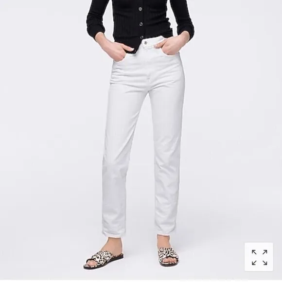 J. Crew x Point Sur Rigid straight leg jeans white AM240 26