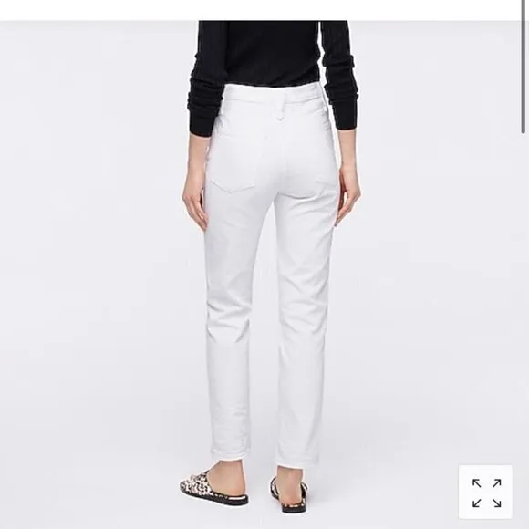 J. Crew x Point Sur Rigid straight leg jeans white AM240 26