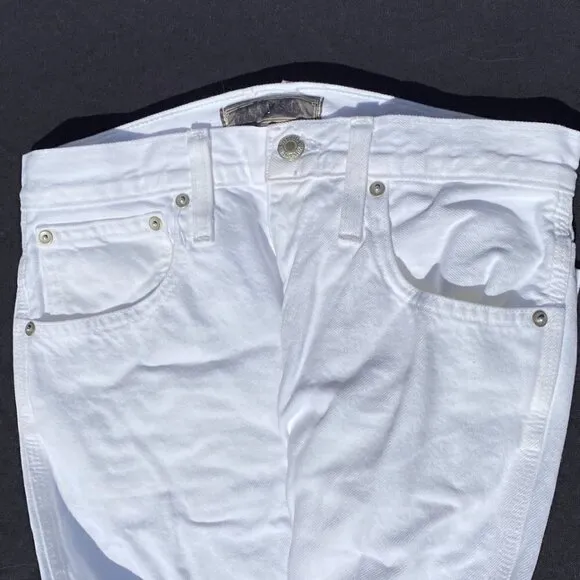 J. Crew x Point Sur Rigid straight leg jeans white AM240 26