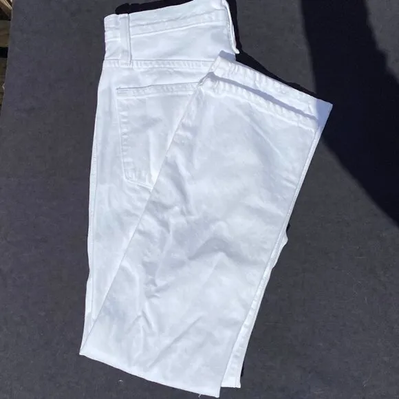 J. Crew x Point Sur Rigid straight leg jeans white AM240 26