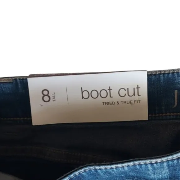 J. Jill Boot Cut Denim Jean Size 8 NEW NWT