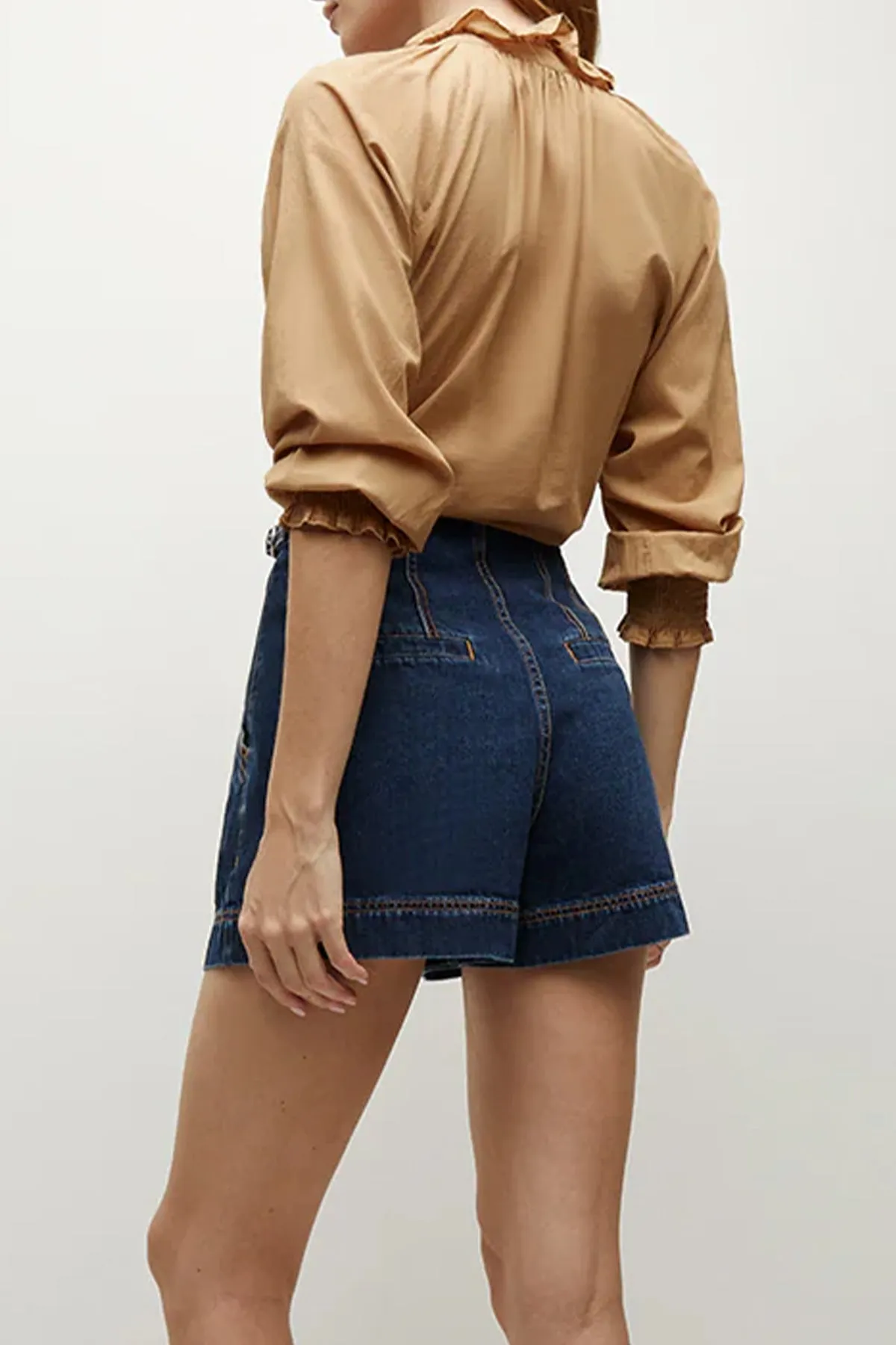 Jaffe Denim Short in Bright Blue