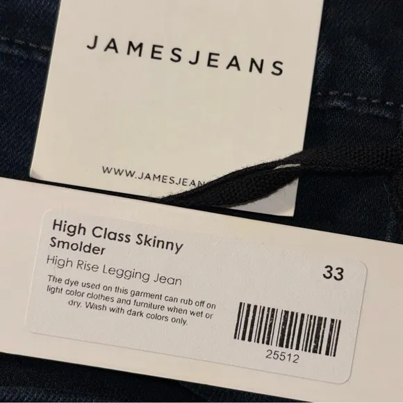 James Jeans High Class Skinny Smolder Legging Jeans