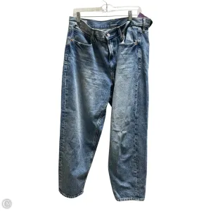 Jeans Boyfriend By Gap In Blue Denim, Size: 14