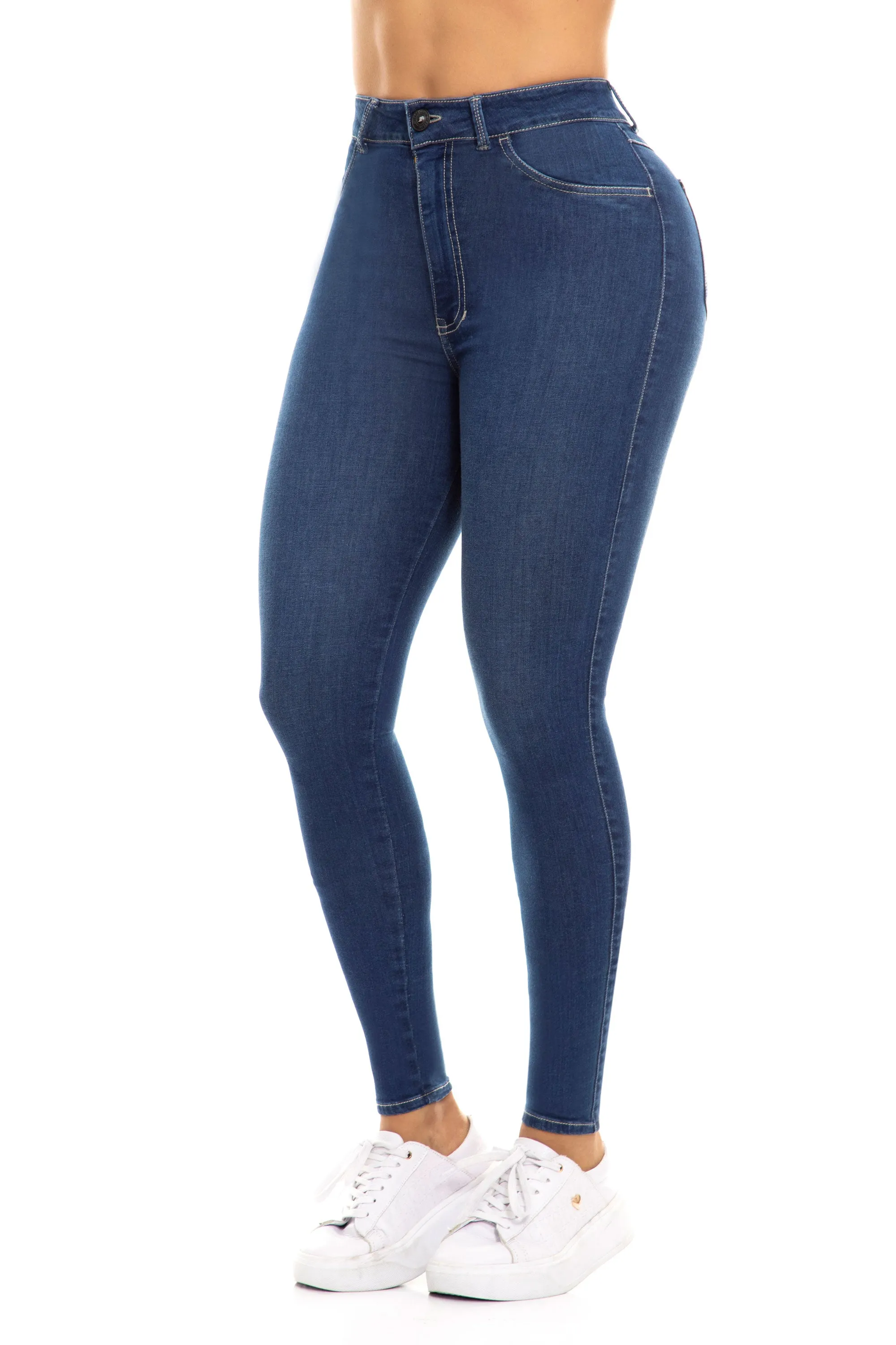 JEANS COLOMBIANOS PUSH UP AZUL 01312CA-DM03