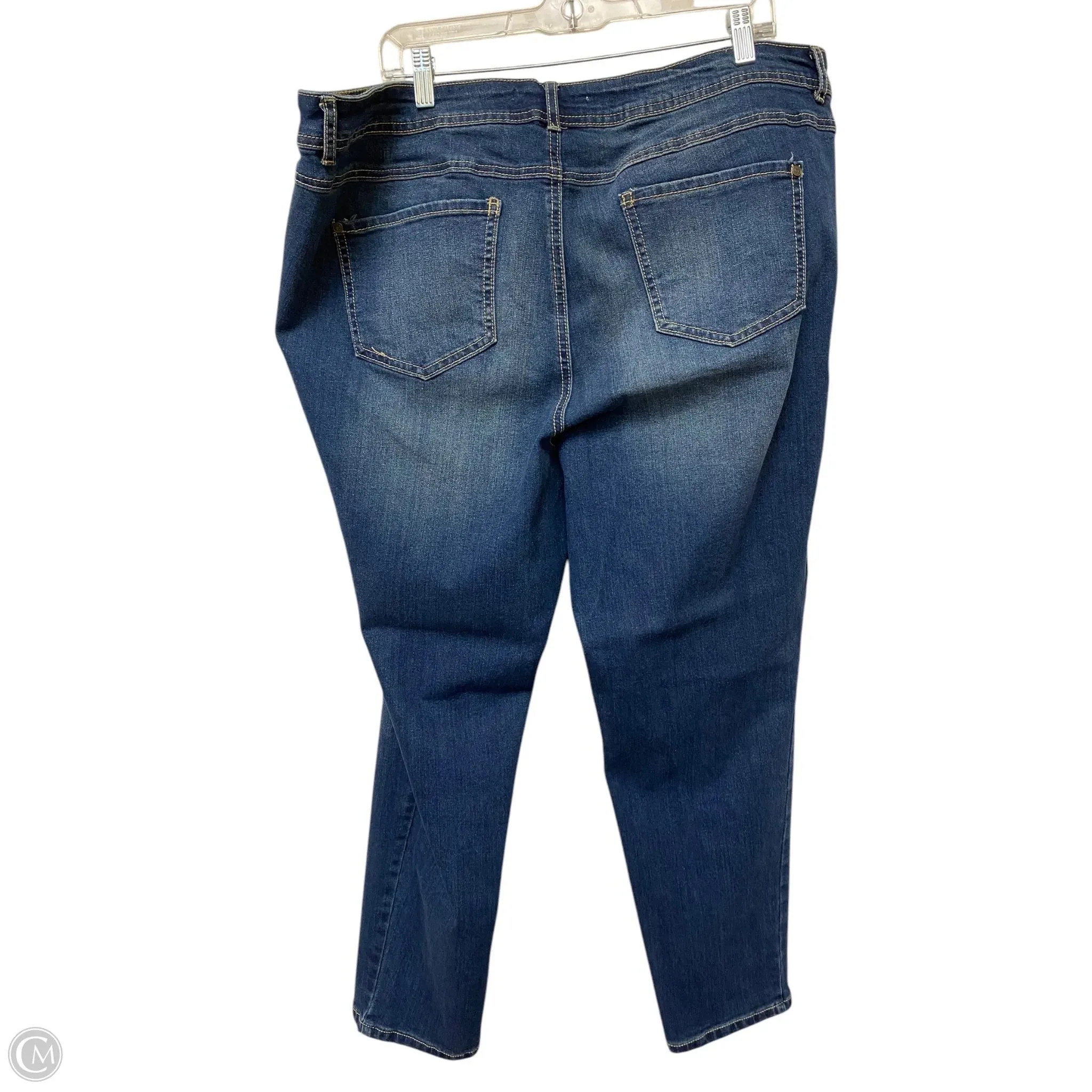 Jeans Skinny By Cato In Blue Denim, Size: 20