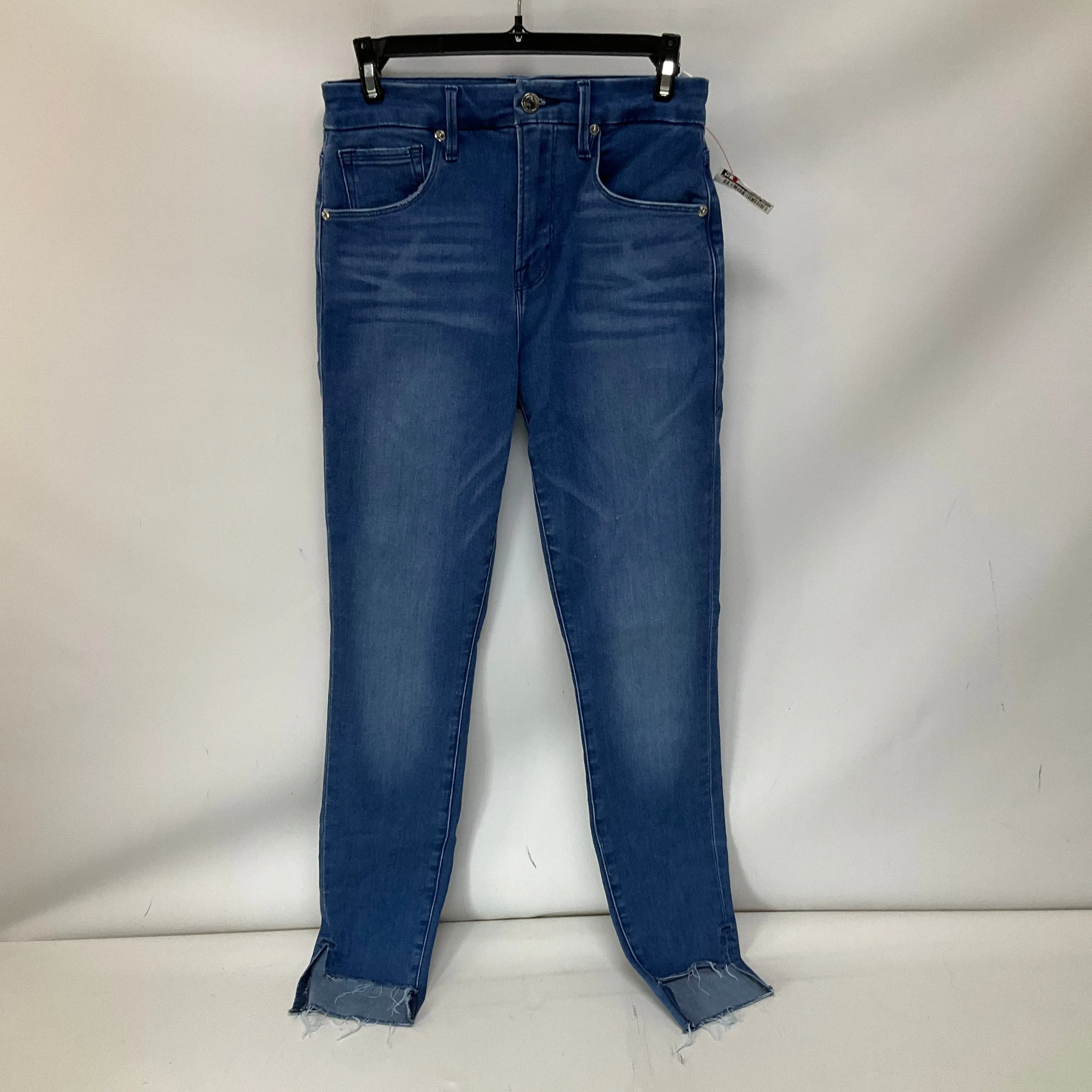 Jeans Skinny By Good American In Blue Denim, Size: 6